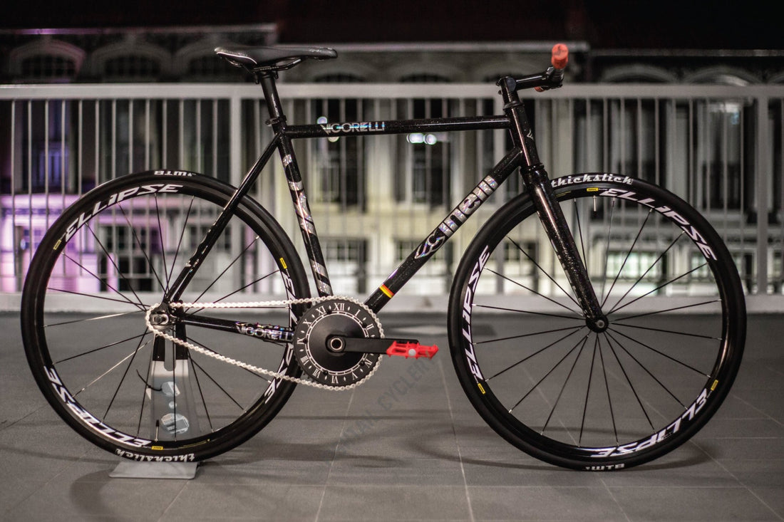 Xun's New Cinelli Vigorelli Black Night - FISHTAIL CYCLERY