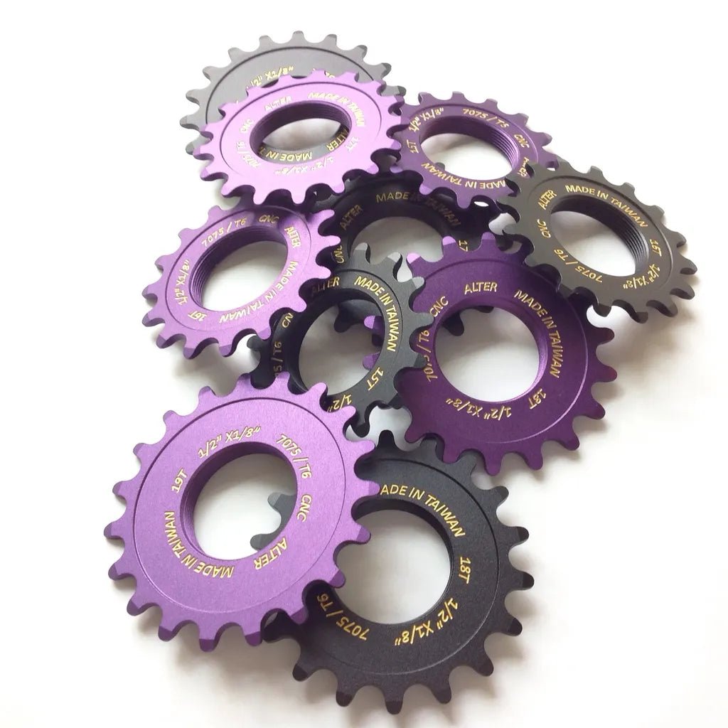 Alter Cycles - ALTER Midnight Series Track Sprocket - FISHTAIL CYCLERY