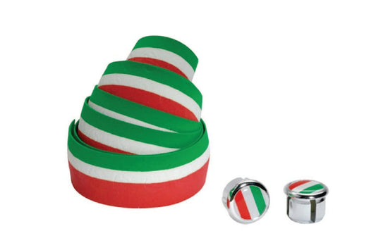 Cinell - CINELLI Cork Italian Flag Handlebar Tape - FISHTAIL CYCLERY