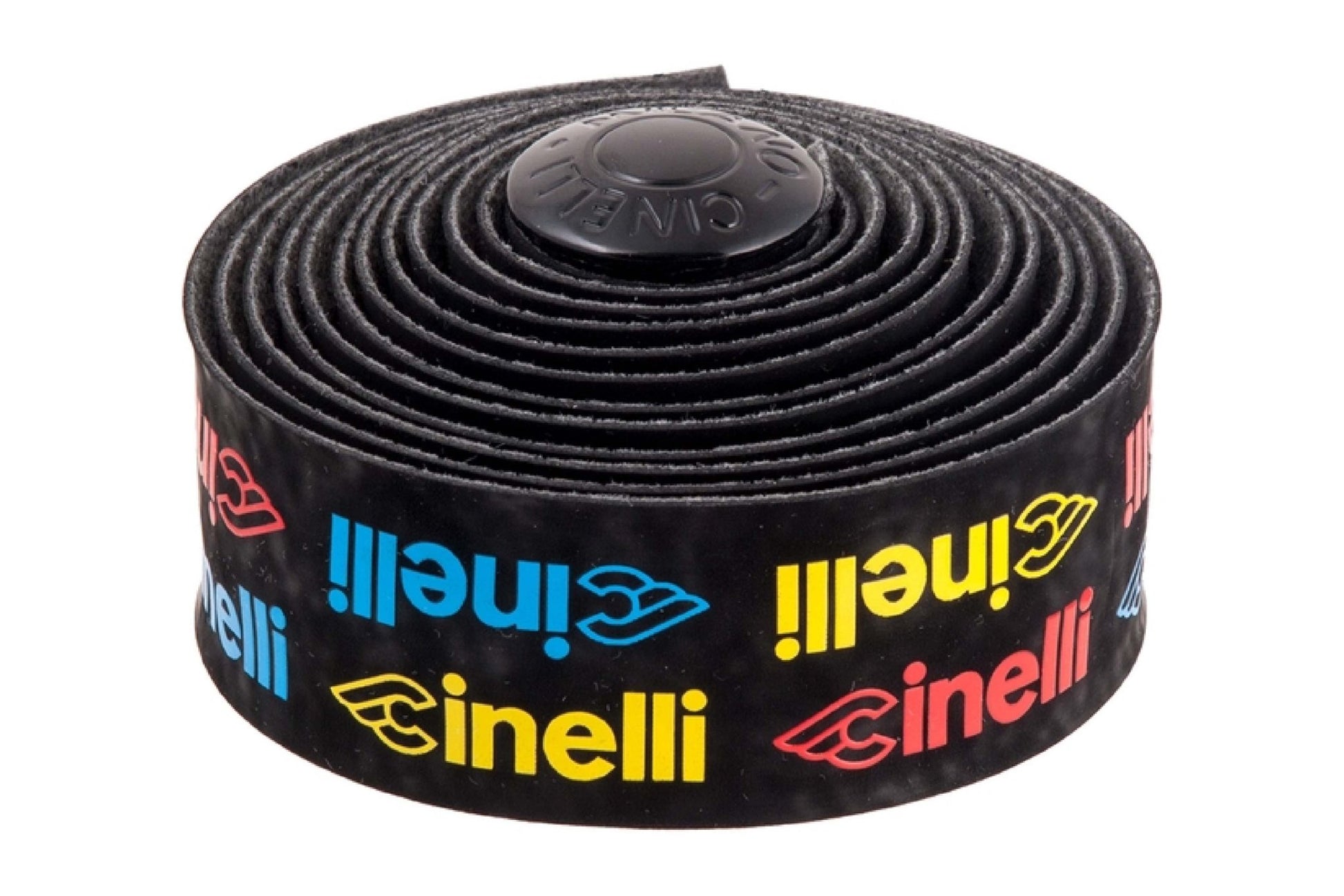 Cinelli - CINELLI Tape Logo Velvet Multicolour Handlebar Tape - FISHTAIL CYCLERY