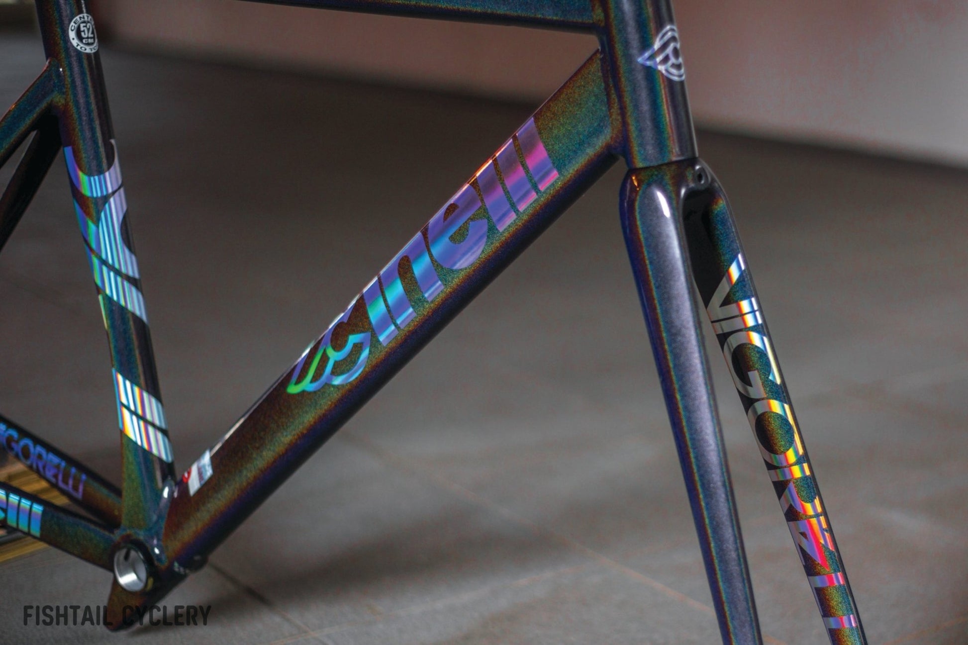 Cinelli - CINELLI Vigorelli Shark Black Frameset - Limited Edition - FISHTAIL CYCLERY