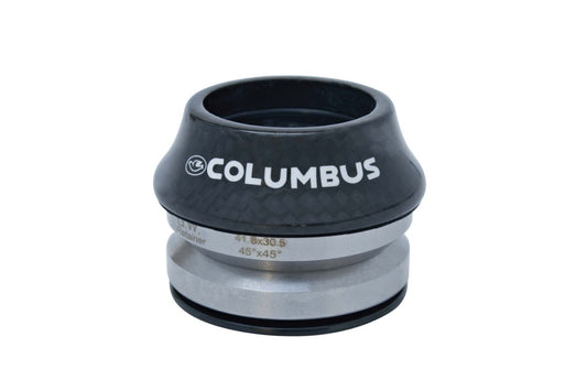 Columbus - COLUMBUS Compass 1-1/8" Straight Carbon Headset & Bearing Kit - FISHTAIL CYCLERY