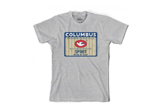 Columbus - COLUMBUS Spirit Grey T Shirt - FISHTAIL CYCLERY