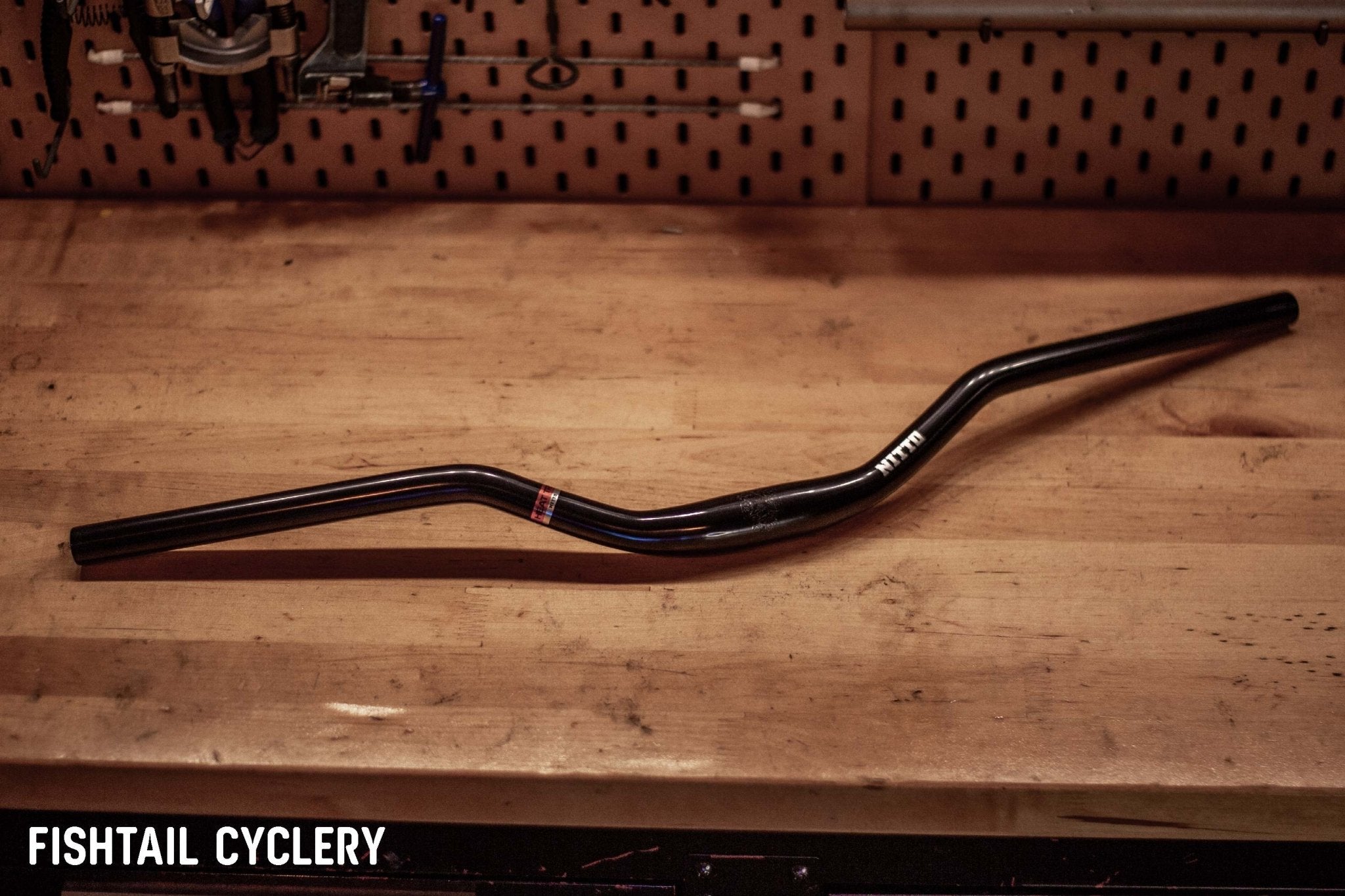 NITTO B801AA-SSB RISER BAR – FISHTAIL CYCLERY