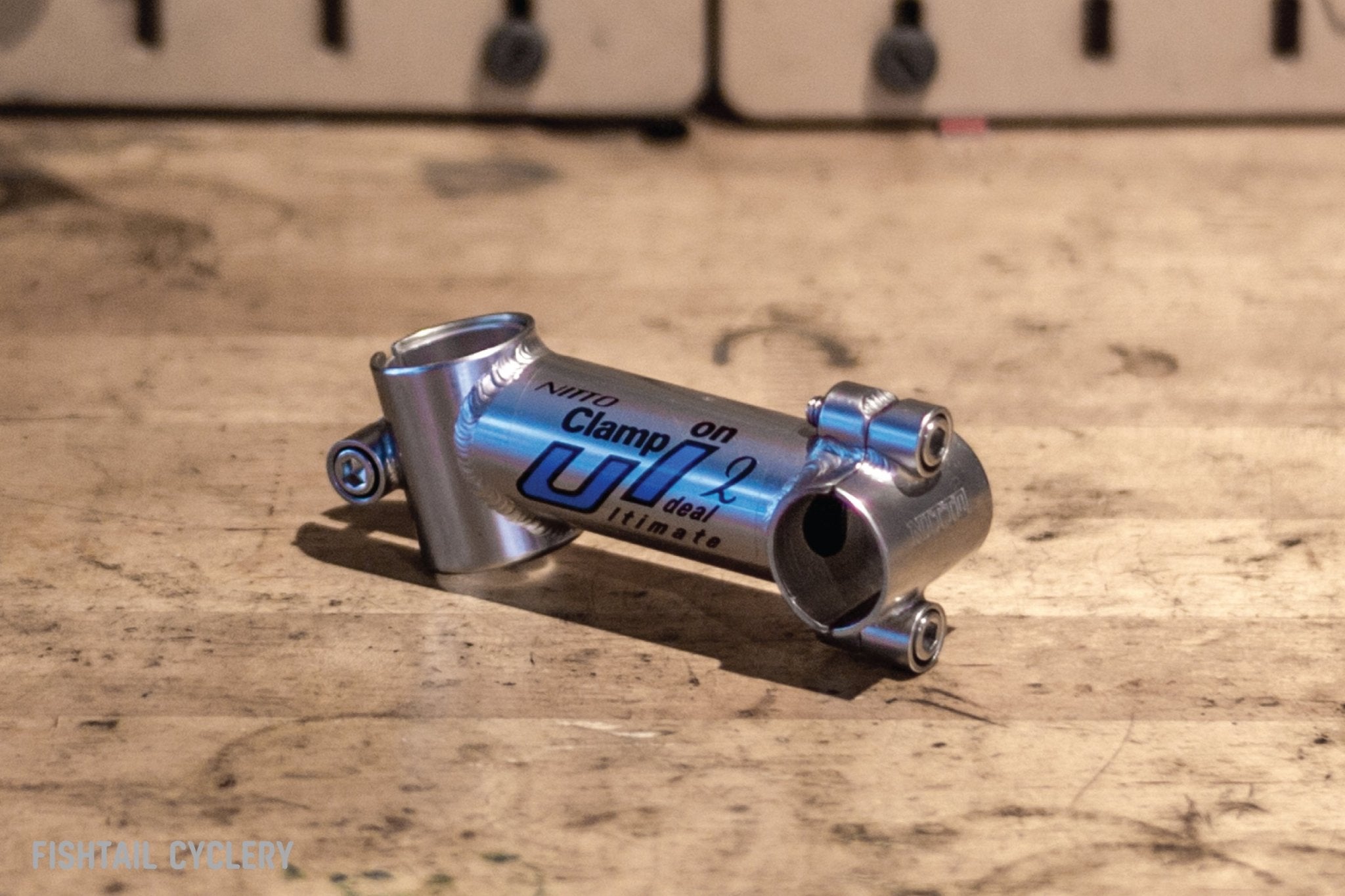 NITTO UI-2 CLAMP ON STEM – FISHTAIL CYCLERY