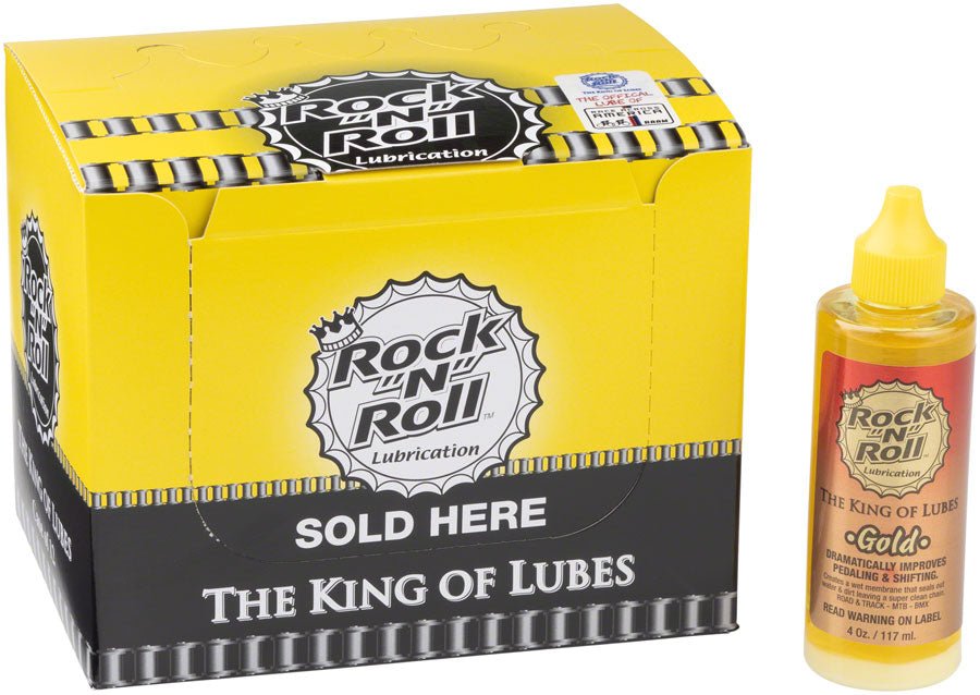 Rock "n" Roll - Rock-N-Roll Gold Bike Chain Lube - 4oz, Drip - FISHTAIL CYCLERY