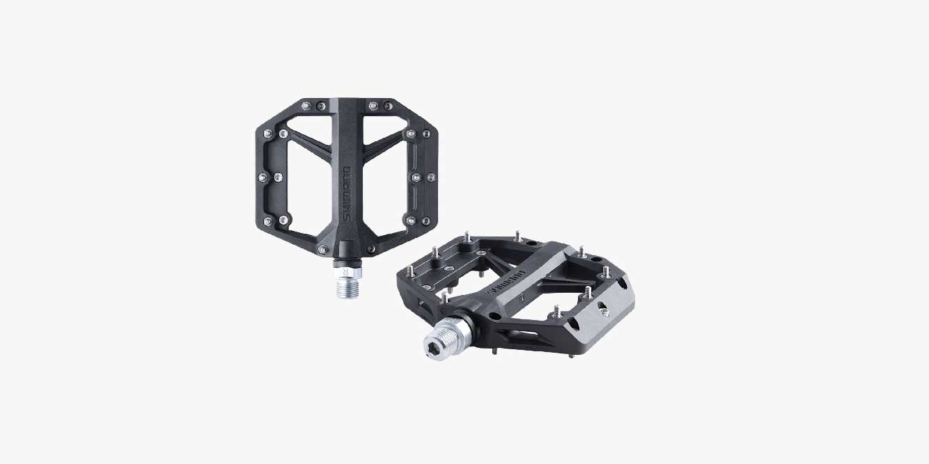 Shimano - SHIMANO Flat Pedal for Trail PD-GR400 - FISHTAIL CYCLERY