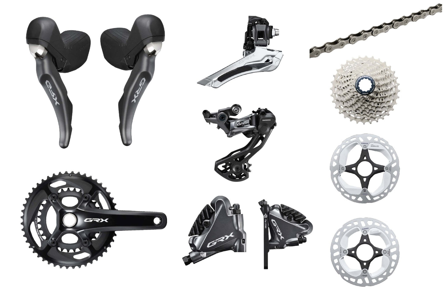 Shimano - SHIMANO GRX RX810 2X11 Speed Groupset - FISHTAIL CYCLERY