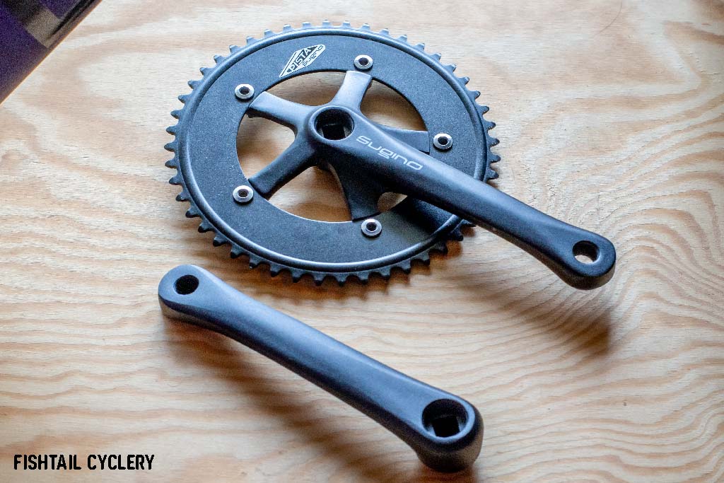 Sugino - SUGINO Pista Track Crankset - FISHTAIL CYCLERY