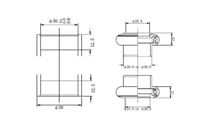 TANGE SEIKI - TANGE SEIKI Technoglide 1-1/8" Threadless Headset - FISHTAIL CYCLERY